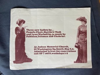 Pamela Chait, Matthew Nash, Lynn Warhoftig, Judson Memorial Church, (c.1960's)