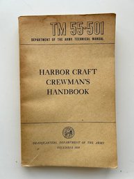 Harbor Craft Crewman's Handbook TN 55-501 Softcover