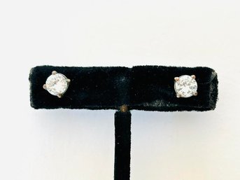 Modern Elegant Faux Diamond Post Earrings