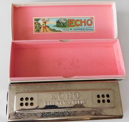 Hohner Echo Harp Harmonica 55 / 80 M2 With Original Box