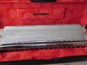 Hohner 'The 64 Chromonica' 4 Chromatic Octaves Professional Model 280-C W/Case &  Parts 280-c (2)