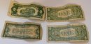 US Silver Certificates And 1953A $2 Star Note (Lot Of 4)