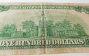 $100 US Series Of 1934 Federal Reserve Note