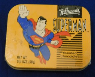 Whitman Chocolates Superman Tin Factory Sealed 1997 DC Comics