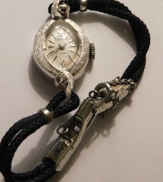 Ladies Waltham 17 Jewel Wristwatch 14 KT White Gold
