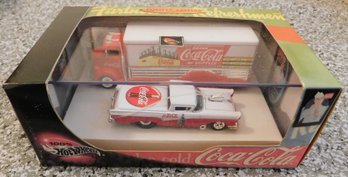 Hot Wheels Coca-Cola Limited Set 57 Ranchero & '38 Ford Coke 57379