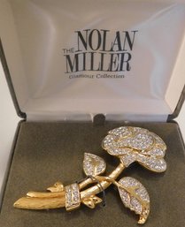 Nolan Miller Flower Pin Boxed