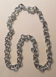 Judith Ripka 18' Sterling Silver Necklace 1.75 Troy Ounces