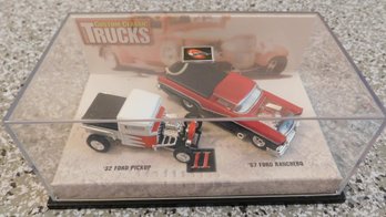 Hot Wheels Petersens Custom Classic Trucks 32 Ford Pickup & 57 Ranchero 54199