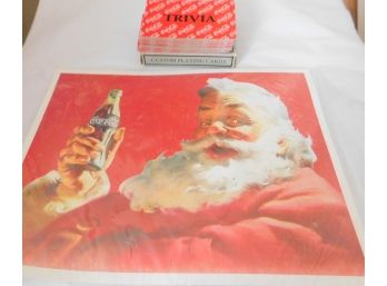 Coca Cola Coke Ad And Trivia Playing Cards