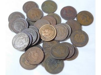 Mixed Lot 30 Indian Head Cents