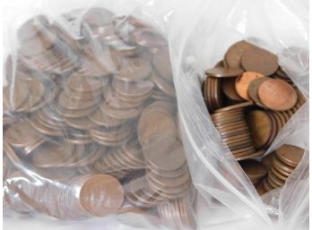 Over 3 Pounds Of Unsearched Wheat Back Lincoln Cents As Found
