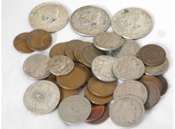 Mixed Lot Of US Coins Some Silver