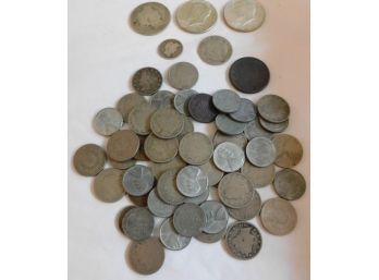 Mixed Lot Of US Coins With Some Silver Coins