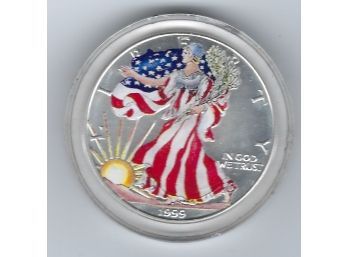 1999 American Silver Eagle Full Color