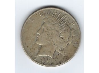 1927 S Peace Silver Dollar