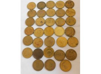 33 New Hampshire Vintage Highway Toll Tokens