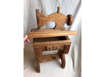 Decorative Wooden Sewing Machine Storage Box
