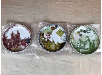 Three Porcelain Plates - Made In Japan