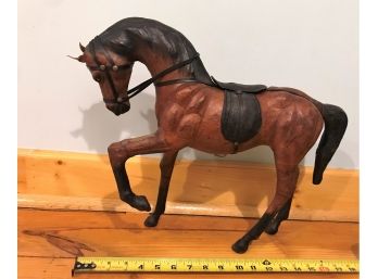 Antique Leather Horse