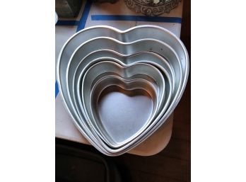 Heart Shaped Aluminum Baking Dishes By Bakery Crafts