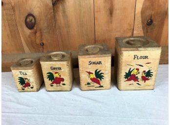 Wooden Kitchen Containers