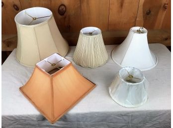 Lamp Shades - Largest One Is 10.5' Tall With 9' Diameter Top And 15' Diameter Bottom