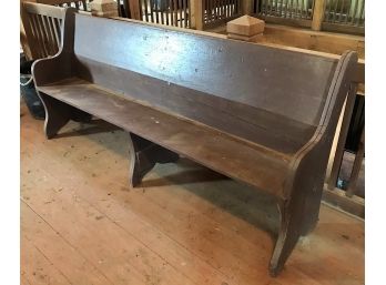 Vintage Wooden Painted Church Bench - 7 Ft. X 16 In. X 38 In.