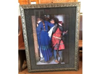 Large Renaissance Wall Art - In Frame With Glass - 35 X 45 In
