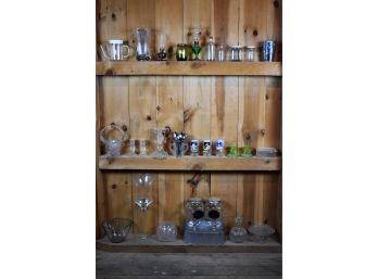 Crystal Glassware, Vases, Drink Dispensers, Glasses, Containers, Silverware, Candle Holders, Butter Dish