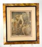 Vintage MAXFIELD PARRISH Collier & Son Print, Framed #2