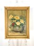 Vintage Still Life Floral Painting, Signed