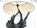 Fantastic Huge Vintage 1950s Driftwood Table Lamp