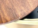 WEST ELM Drum Storage Coffee Table Walnut Top
