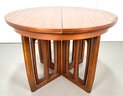 MAGNIFICENT Mid Century 1960s Walnut Dining Table With 5 Leaves - 8.5 Ft Fully Extended!