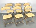 Vintage Set (6)  FRITZ & CO Folding Party Chairs