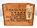 Vintage HAIG & HAIG Wooden Whiskey Crate #2952
