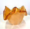 Vintage Amber MURANO Glass Bowl Italy