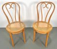 Pair Vintage Bentwood Thonet Style FMG Chairs
