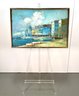 Large MCM Art Painting Signed ROVAN