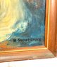 Mid Century Modern Painting Signed H. Shaferman