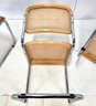 4 RARE Early Production B32 Marcel Breuer Thonet GFM Cesca Dining Chairs Bauhaus