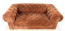 Darling Vintage Tufted Chesterfield Sofa Loveseat