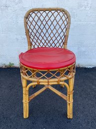 Vintage Mid Century Rattan Chair