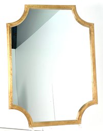 Contemporary Gold Gilt Octagon Shaped Wall Mirror
