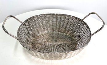 Vintage Woven Wire Basket