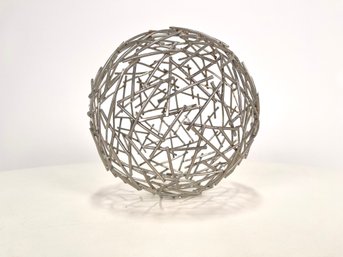 Modern Metal Ball  Art Sculpture