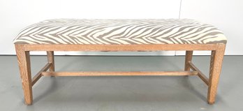 Gorgeous SAFAVIEH Zebra Animal Print Upholstered Bench