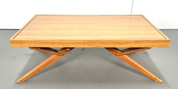 Mid Century Modern Castro Convertible Adjustable Dining / Coffee Table