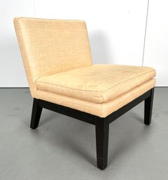 Elegant WEST ELM Lounge Chair Raffia Fabric #1